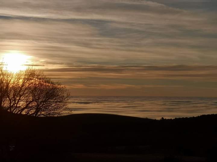 Mer de nuage sur le Languedoc